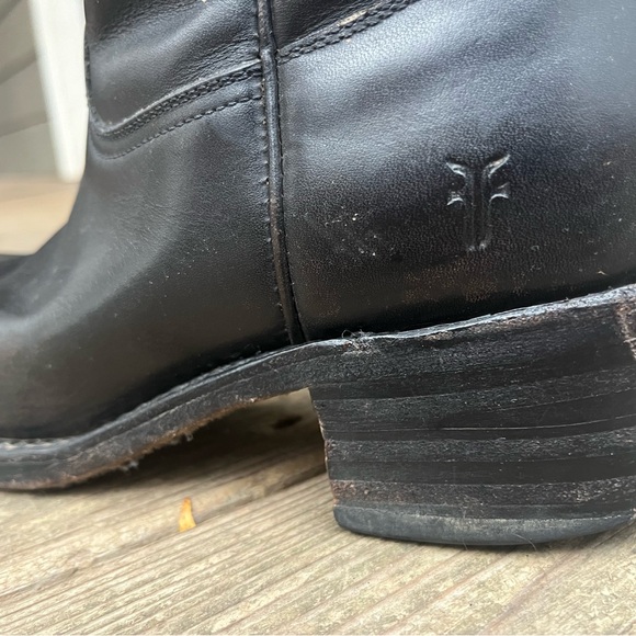 Frye Campus boots black 8.5 vintage - Picture 5 of 12